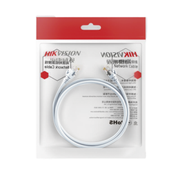 Cable de Parcheo (Patch Cord) / UTP / Cat. 6 (24 AWG) / 0.50 Metros (1.64 Pies) / Color Blanco / Ideal para PoE+ /