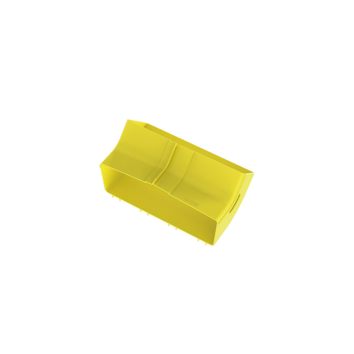 Bajada Vertical Interior de 45º con Tapa, Para uso con Canaletas 12X4 FiberRunner™, Color Amarillo