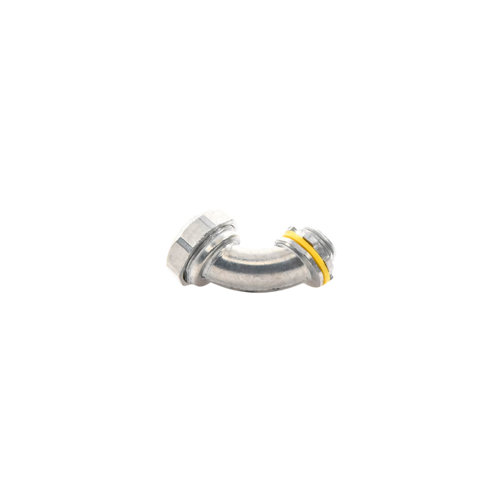 Conector Curvo para tubo tipo Liquidtight de 1/2"  (13 mm). Compatible con ANC-COT12.