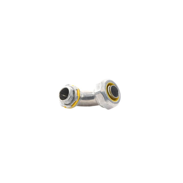 Conector Curvo para tubo tipo Liquidtight de 1/2"  (13 mm). Compatible con ANC-COT12.