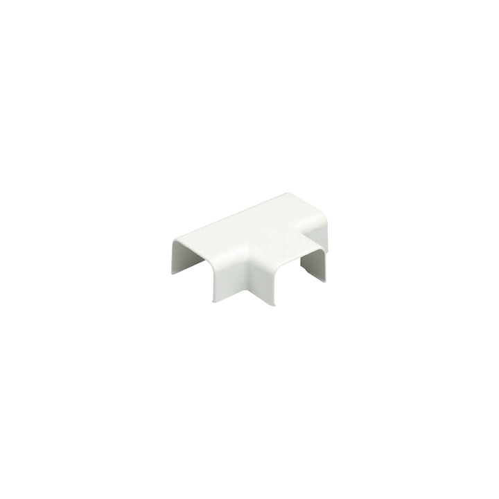 Conexión en "T", para uso con canaleta LD5, material ABS, Color Blanco Mate
