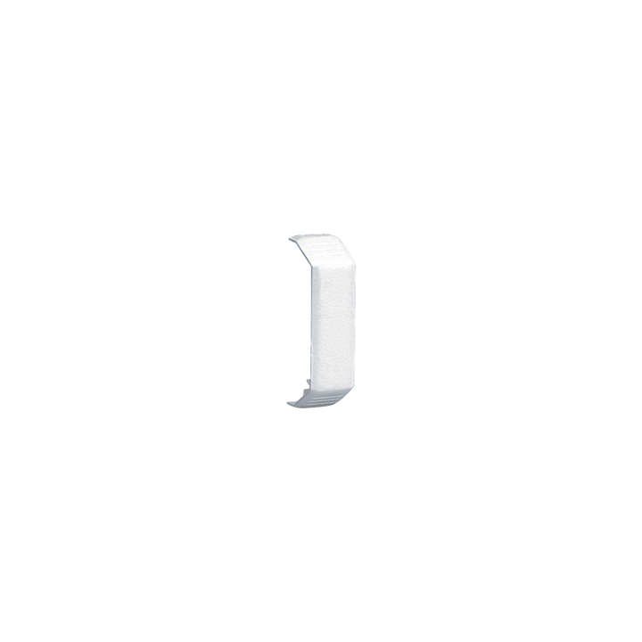 Unión recta de tapa, para uso con canaleta T45, Material PVC Rígido, Color Blanco Mate