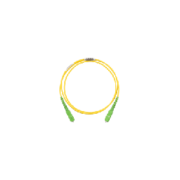 Jumper de Fibra Optica Monomodo 9/125 OS2, SC/APC-SC/APC Simplex, OFNR (Riser), Color Amarillo, 5 Metros (16.40 Pies)
