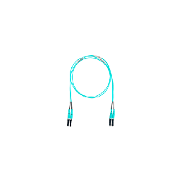 Jumper de Fibra Óptica Multimodo 50/125 OM4, LC-LC Duplex, OFNR (Riser), Color Aqua, 6 Metros (19.69 Pies)