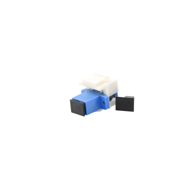 Acoplador Keystone de Fibra Óptica Monomodo SC/PC Simplex a SC/PC Simplex