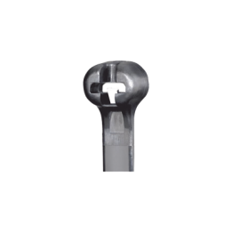 Cincho de Nylon 6.6 Dome-Top®, Con Lengüeta de Bloqueo de Acero Inoxidable, 620 mm largo x 7mm ancho, Color Negro,