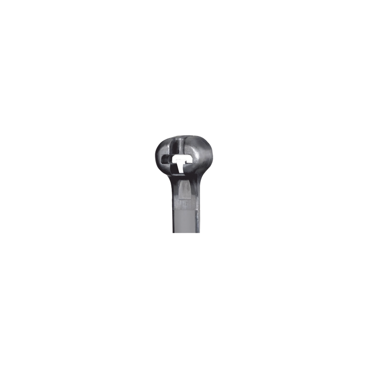 Cincho de Nylon 6.6 Dome-Top®, Con Lengüeta de Bloqueo de Acero Inoxidable, 620 mm largo x 7mm ancho, Color Negro,
