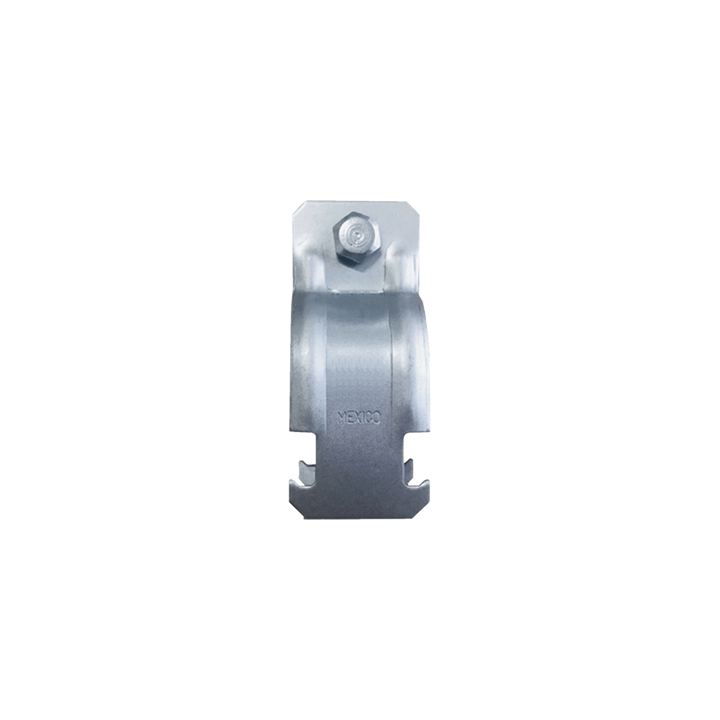 Abrazadera Unicanal para Conduit Cédula 40  de 1 1/2" (38 mm).