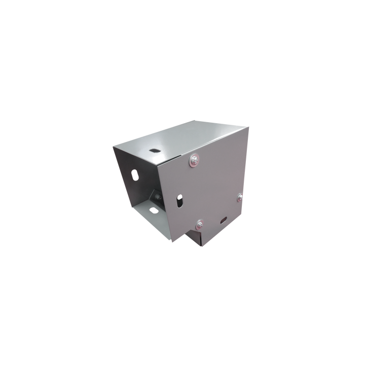 Derivación codo horizontal de 90 grados 65 x 65 mm, fabricado en lámina de acero al carbón