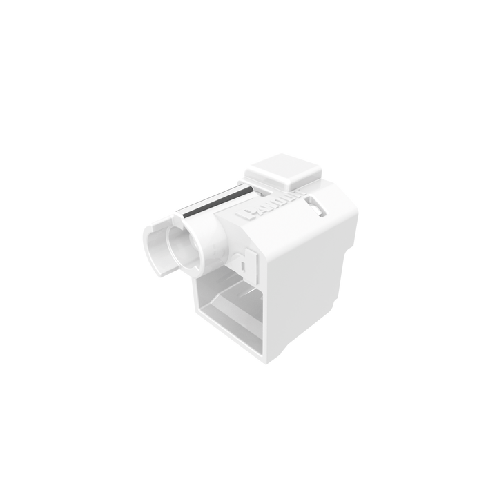 Kit de 10 Dispositivos Para Impedir Desconexión de Plug RJ45, Color Blanco, Incluye Herramienta para Instalar/Retirar