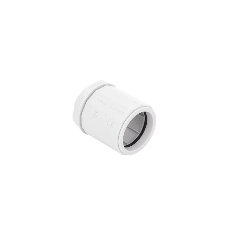 Conector de tubería rígida a caja (Racor), PVC Auto-extinguible, de 32 mm