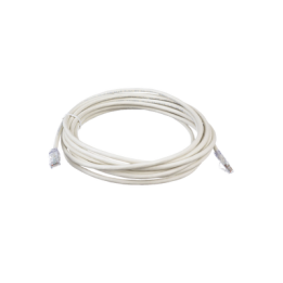 Cable de Parcheo TX6, UTP Cat6, 24 AWG, CM, Color Blanco, 6.1 Metros (20 Pies)