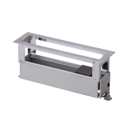 Caja Para Instalación en Escritorio para Voz, Datos o Contactos Eléctricos / Capacidad para 4 Módulos / Salida de