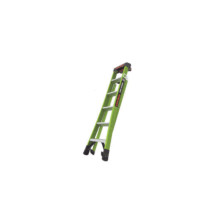 Escalera de Tijera 3 en 1 de 1.8 Metros, Fibra de Vidrio (SKU13906-001). Hecha en E.U.A. (Versión 2.0)