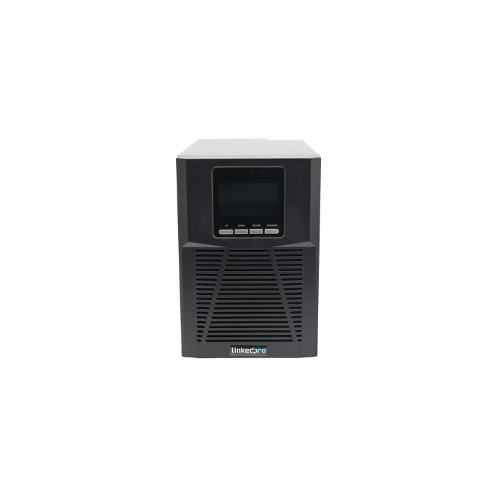 UPS 1000VA/900W  Online Doble Conversión /Pantalla LCD / 3 tomas 5-15R / Regulación de Voltaje / Protección RJ45