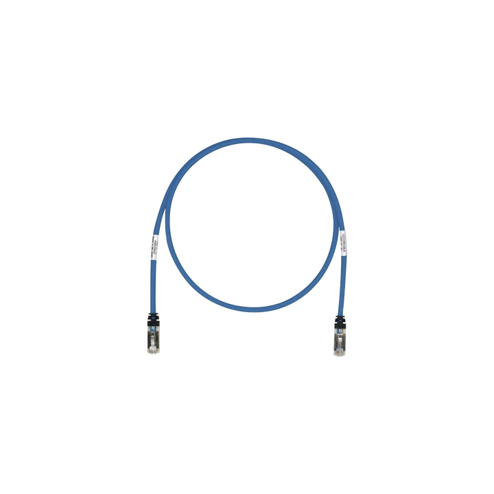Patch Cord Cat6A, Blindado S/FTP, CM/LS0H, 9.14 Metros (30 Pies), Color Azul
