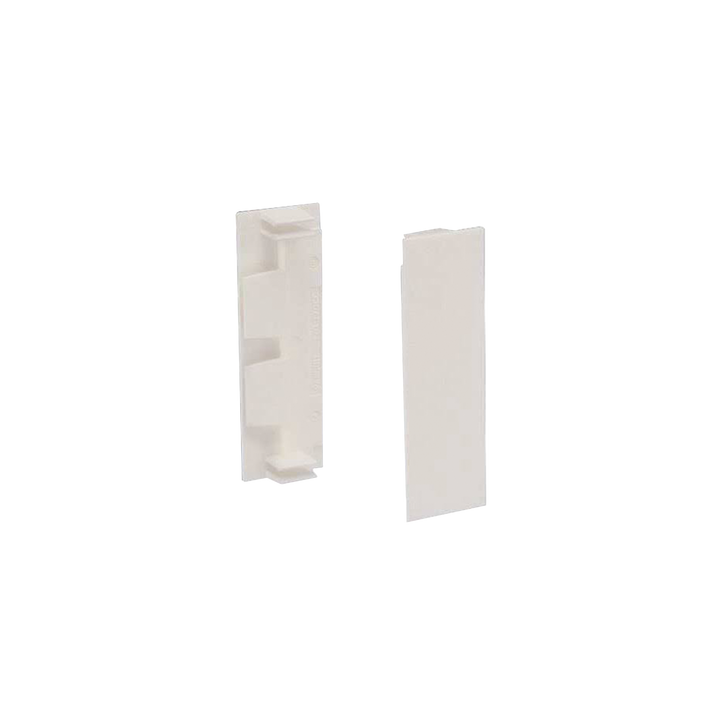Unión recta de tapa, para uso con canaleta T70, Material PVC Rígido, Color Blanco Mate