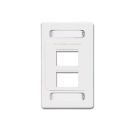 Placa de Pared Modular MAX, de 4 Salidas, Color Blanco