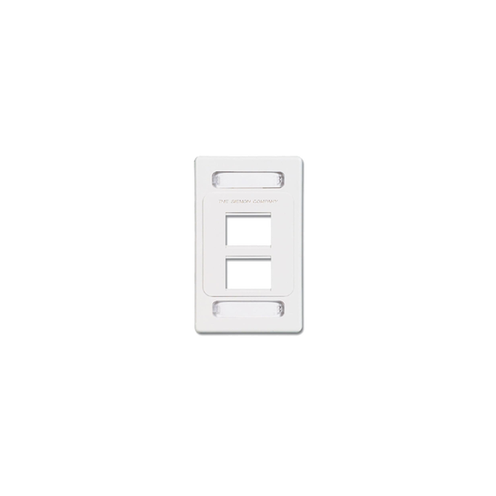 Placa de Pared Modular MAX, de 4 Salidas, Color Blanco