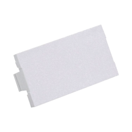 Módulo de Tapa Ciega (Inserto Ciego), de 1/3, Color Blanco Mate, 1 Pieza