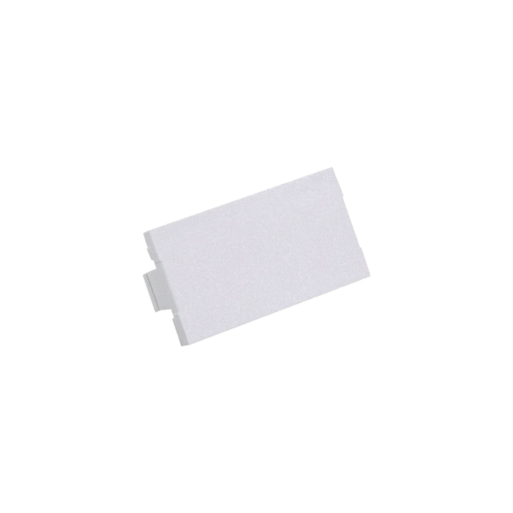 Módulo de Tapa Ciega (Inserto Ciego), de 1/3, Color Blanco Mate, 1 Pieza