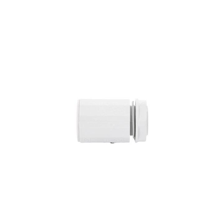 Conector de tubería rígida a caja (Racor), PVC Auto-extinguible, de 50 mm