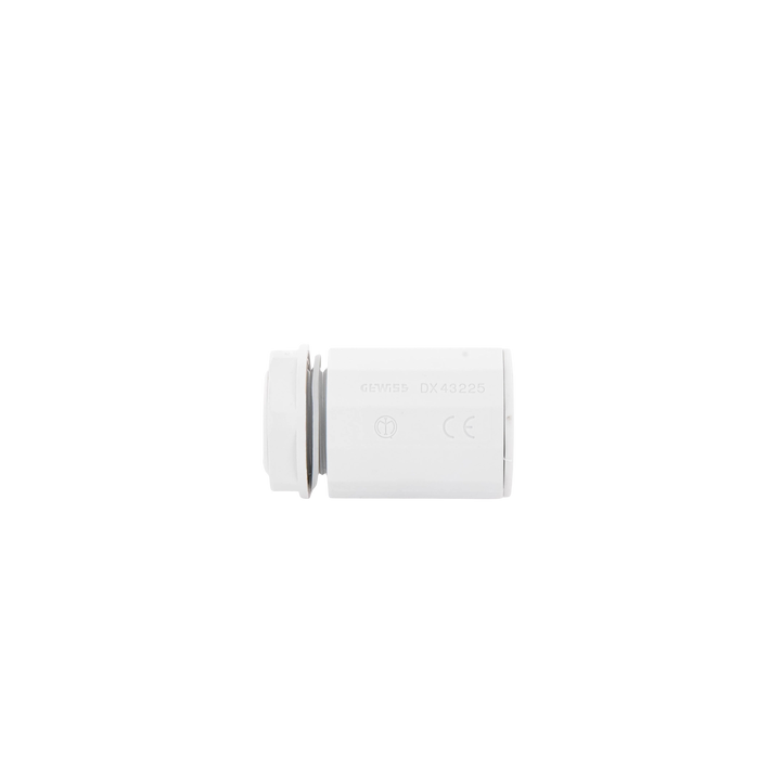 Conector de tubería rígida a caja (Racor), PVC Auto-extinguible, de 50 mm