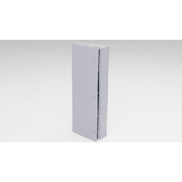 Gabinete para instalación de 4 Baterías , Fabricado en Lámina Galvanizada, Accesorios para poste (No incluidos)