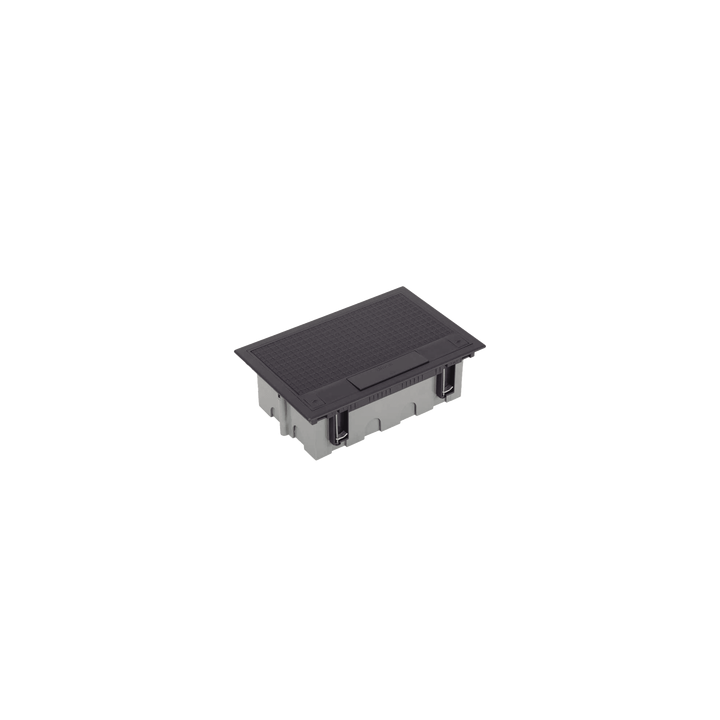 Caja Para Instalación en Pavimento para Voz, Datos o Contactos Eléctricos / Capacidad para 4 Módulos / Espacio
