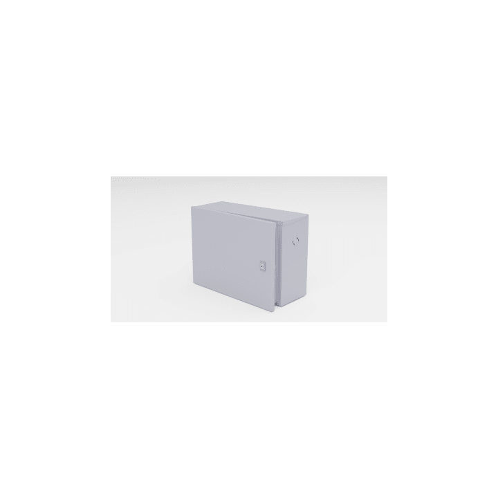 Gabinete para instalación de 1 Batería , Fabricado en Lámina Galvanizada, Accesorios para poste (No incluidos)
