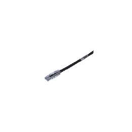 Cable de Parcheo TX6, UTP Cat6, 24 AWG, CM, Color Negro, 6.1 Metros (20 Pies)