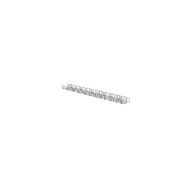 Charola Wire Basket de 12 in (304 mm) de Ancho, 6 in (152 mm) de Alto, 3 m de Largo, Hasta 626 Cables Cat6, Color Negro