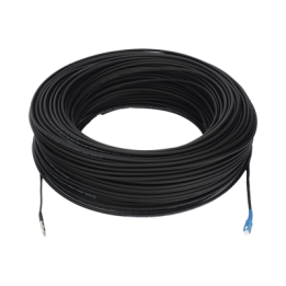 Rollo de Fibra Óptica Drop Redonda G657A2 Monomodo Simplex de 200 Metros (656.17 pies) con Conectores SC/UPC-SC/UPC