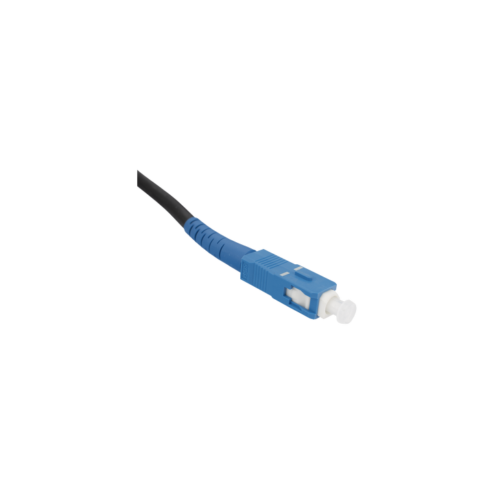 Rollo de Fibra Óptica Drop Redonda G657A2 Monomodo Simplex de 200 Metros (656.17 pies) con Conectores SC/UPC-SC/UPC