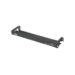 Organizador de Cables Frontal, para Panel de Fibra Óptica HD Flex, de 1 UR, Color Negro