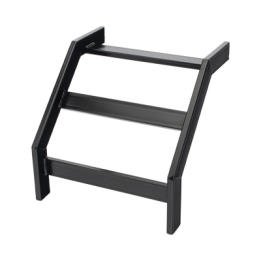 (CHCVET1X12EPK) CURVA VERTICAL EXTERIOR TUBULAR 1.5 DE PERALTE X 12 ANCHO PINTURA EPOX COLOR NEGRO, INCLUYE COPLe y
