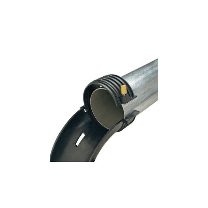 Conducto tipo cascada Tak-Ty™, 4 in, negro