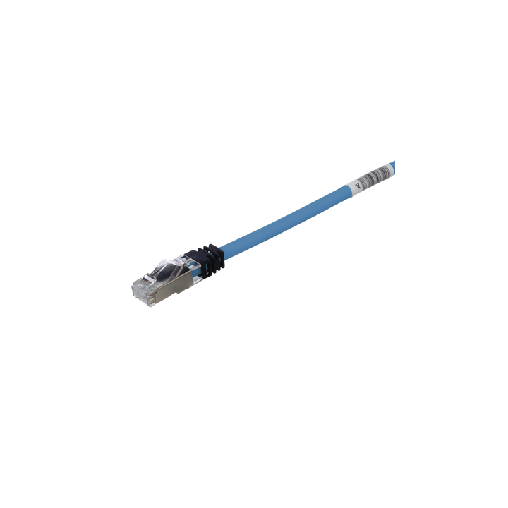 Patch Cord Cat6A, Blindado S/FTP, CM/LS0H, 1 Metro, Color Azul