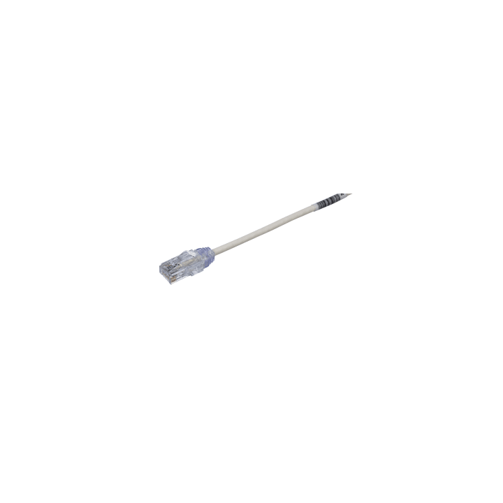 Cable de Parcheo TX6, UTP Cat6, Diámetro Reducido (28AWG), Color Blanco Mate, 4.57 Metros (15 Pies)
