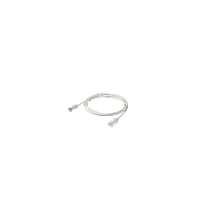 Cable de Parcheo TX6, UTP Cat6, Diámetro Reducido (28AWG), Color Blanco Mate, 4.57 Metros (15 Pies)