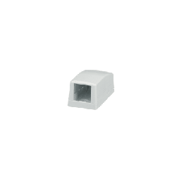 Caja de Montaje en Superficie, Para 1 Módulo Mini-Com, Color Blanco