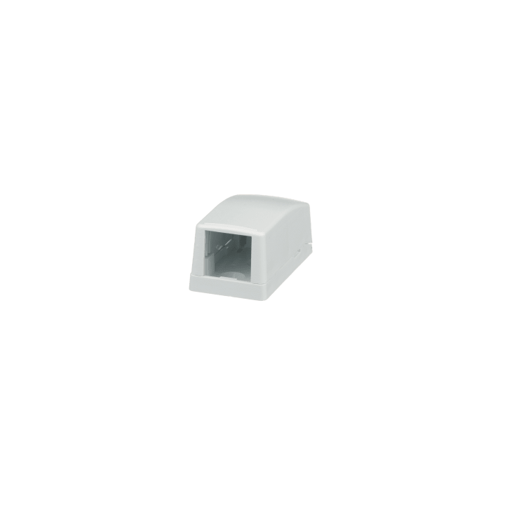 Caja de Montaje en Superficie, Para 1 Módulo Mini-Com, Color Blanco