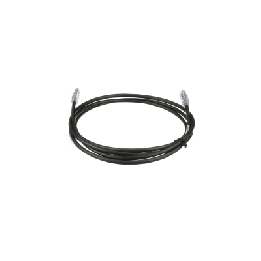 Cable de Parcheo UTP, Cat6A, 24 AWG, CM, Color Negro, 15.24 Metros (50 Pies)