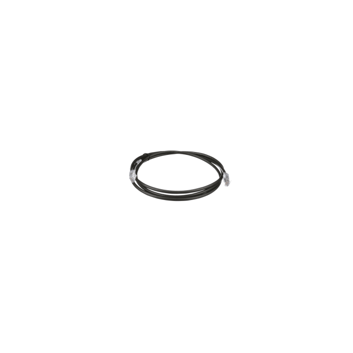 Cable de Parcheo UTP, Cat6A, 24 AWG, CM, Color Negro, 15.24 Metros (50 Pies)