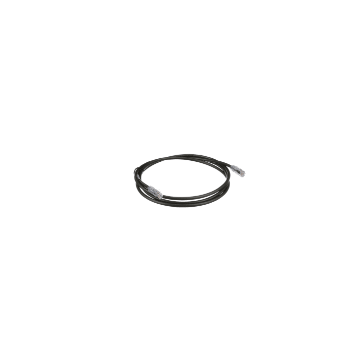 Cable de Parcheo UTP, Cat6A, 24 AWG, CM, Color Negro, 15.24 Metros (50 Pies)