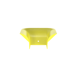 Accesorio de Control de Radio de Curvatura, Para Bajadas de Cable con Canaletas FiberRunner 4x4, Color Amarillo