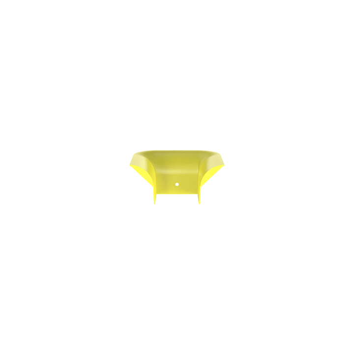 Accesorio de Control de Radio de Curvatura, Para Bajadas de Cable con Canaletas FiberRunner 4x4, Color Amarillo