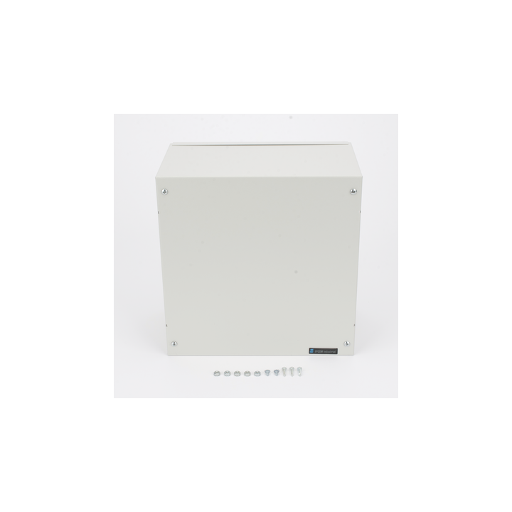 Gabinete Metálico de Resguardo para DVR compatible con HiLook TURBO DVR-104G-M1/T + PS-12-DC-4C