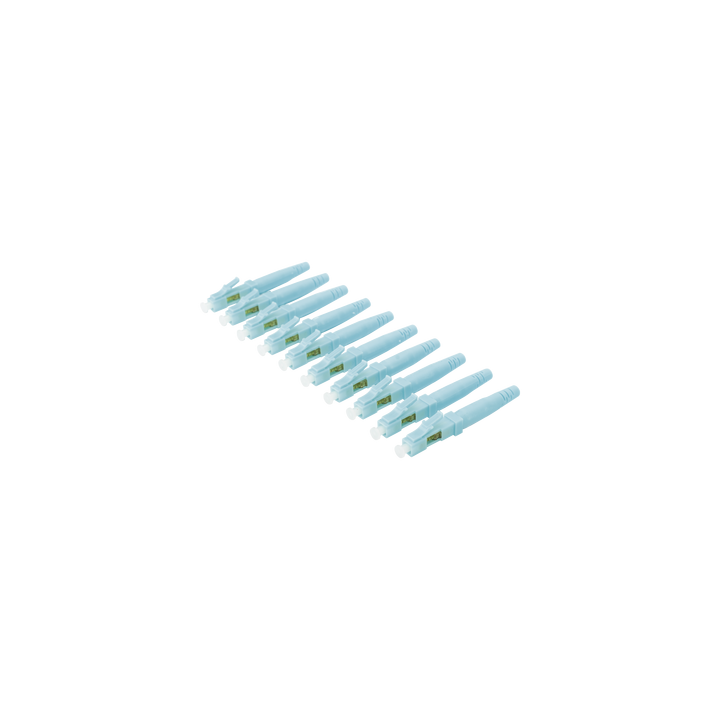 Conector de Fibra Óptica Pre-pulido Re-terminable Multimodo LC/UPC 900um, 2.0 mm, 3.0 mm (Paquete 10 Piezas)