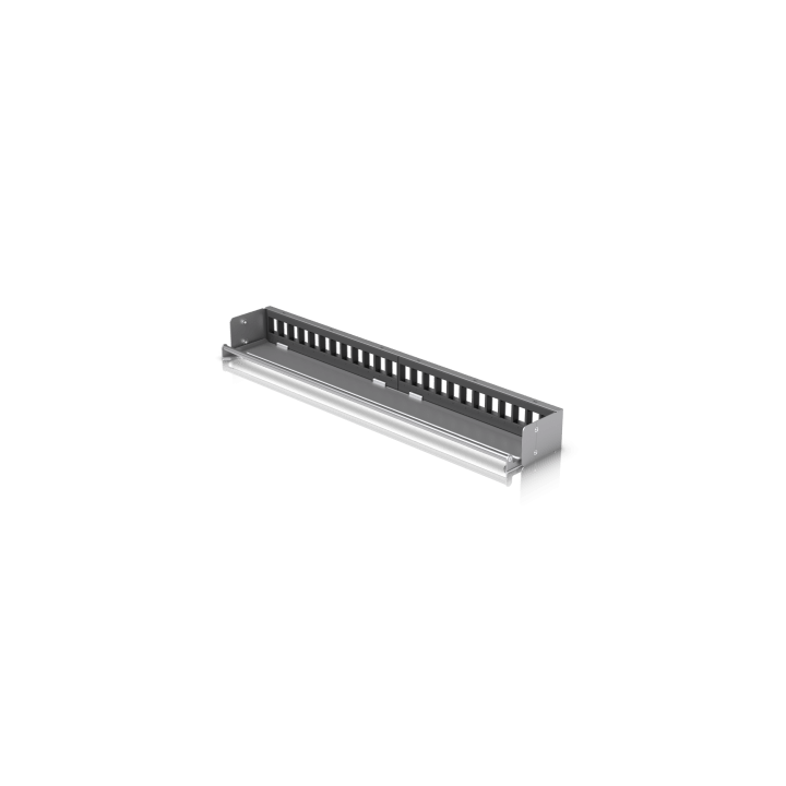 UACC Rack Patch Panel Blank 24 Puertos - Panel Patch Keystone 1U con Barra de Gestión de Cables y Estética Uniforme